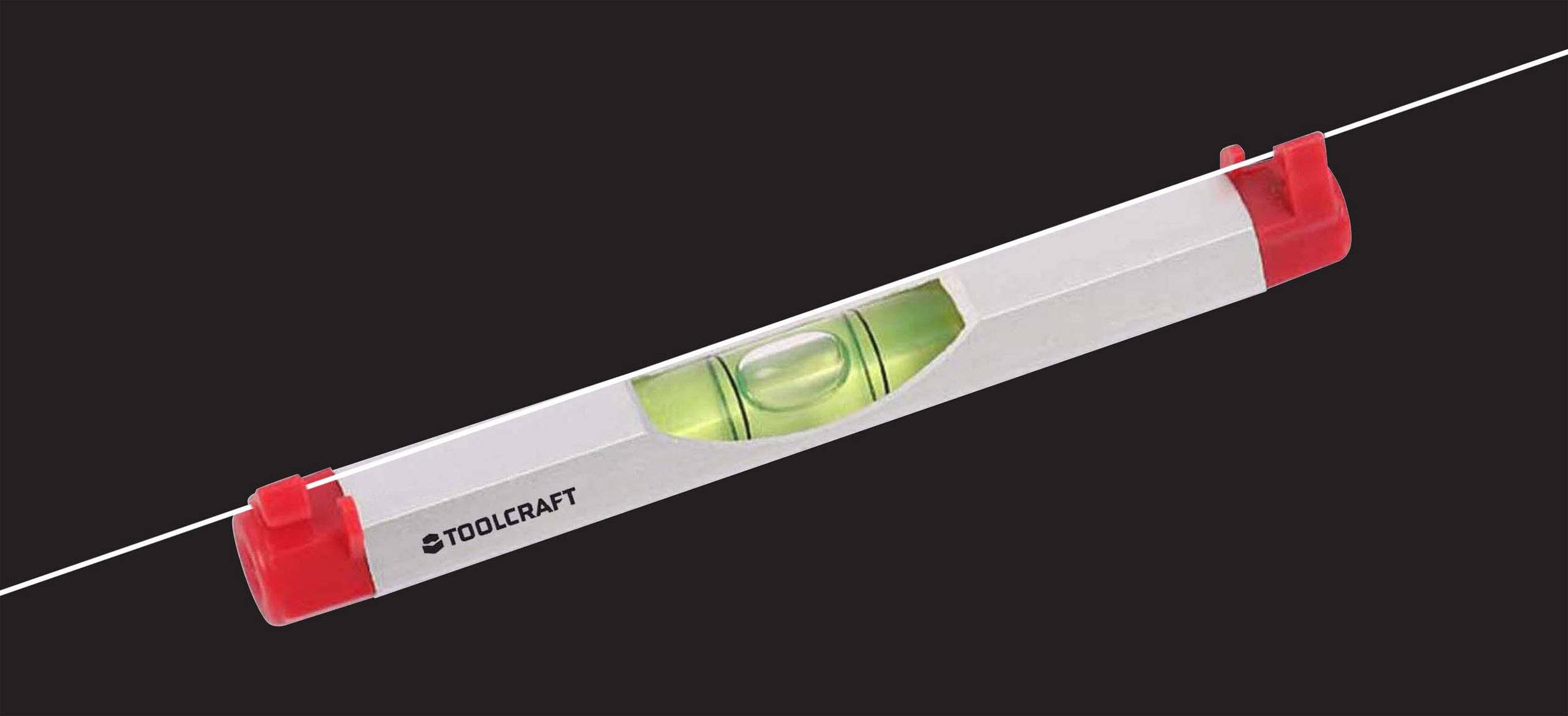 TOOLCRAFT TO-7084002 Schnur-Wasserwaage 100mm 1 mm/m