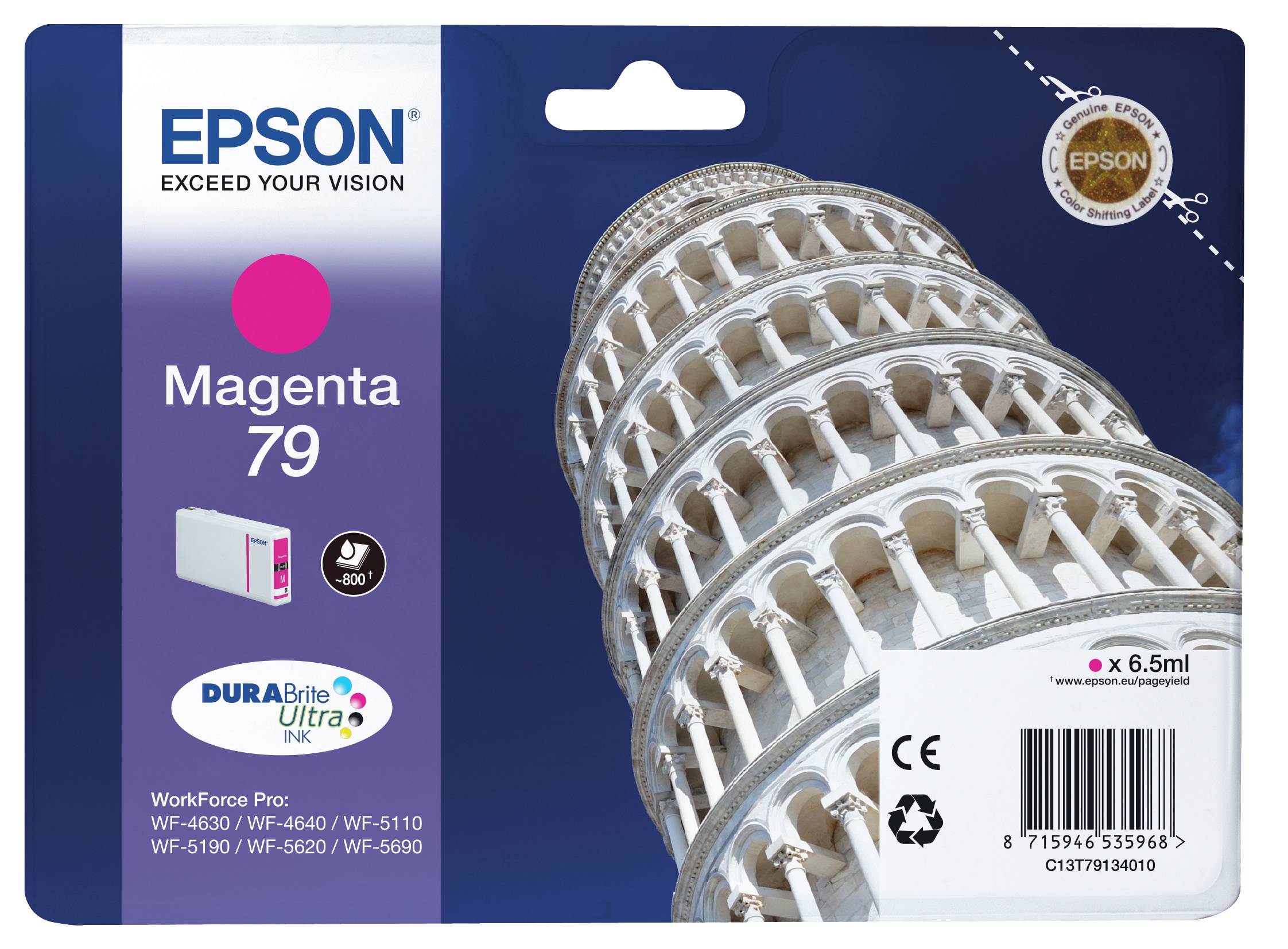 Epson Druckerpatrone T7913, 79 Original Magenta C13T79134010