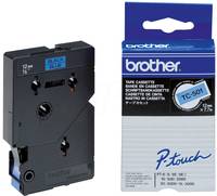 Schriftbandkassette 12mm TC-501 blau/schwarz