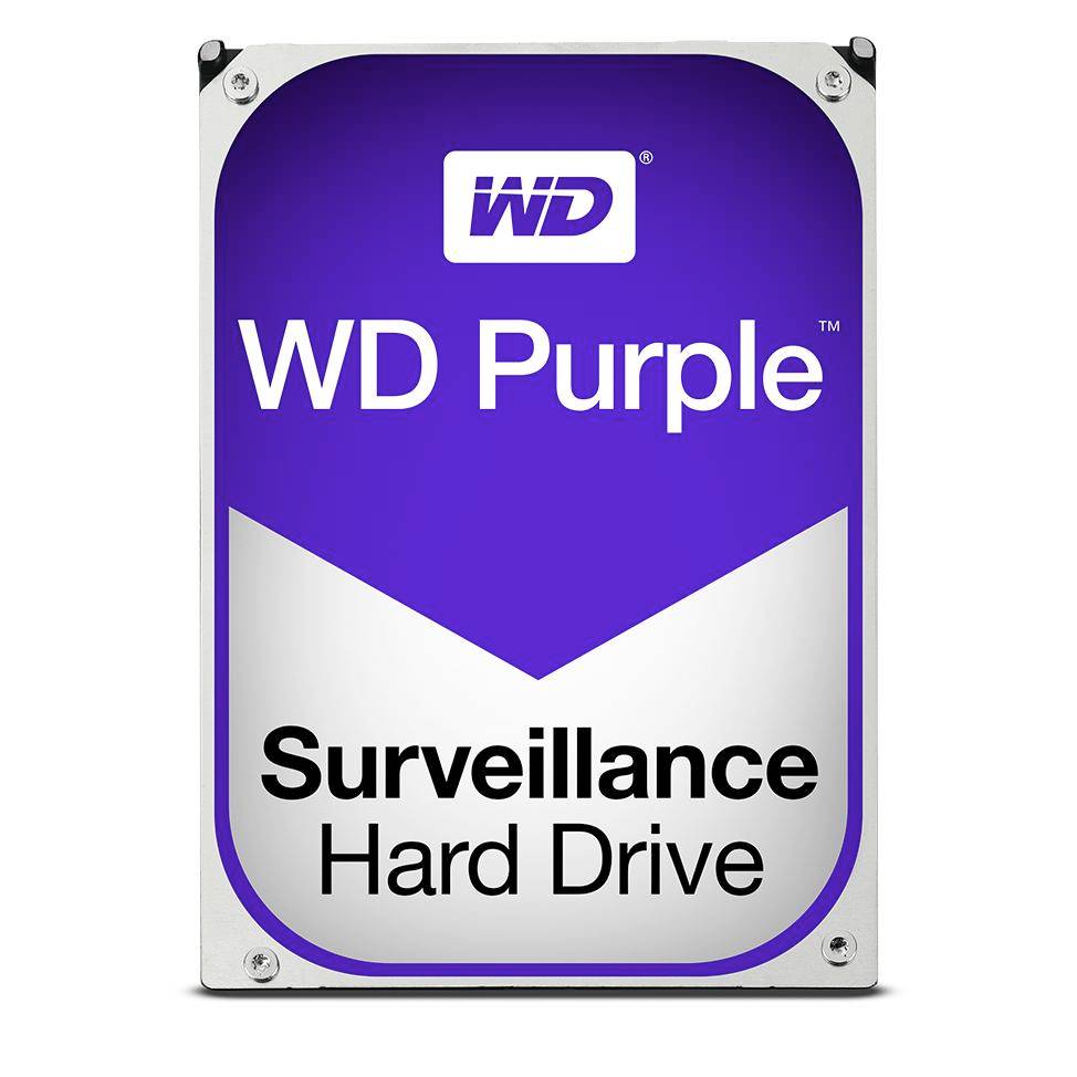 Western Digital WD Purple Surveillance Hard Drive Festplatte 6 TB intern 3.5" 8,9 cm SATA 6Gb/s 5400 rpm Puffer: 64 MB