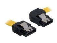 Delock Festplatten Anschlusskabel [1x SATA-Buchse 7pol. - 1x SATA-Buchse 7pol.] 0.30 m Gelb