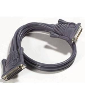 ATEN KVM Verlängerungskabel [1x D-SUB-Stecker 25pol. - 1x D-SUB-Buchse 25pol.] 3.00 m Schwarz