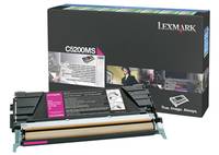 Lexmark Toner C5200MS Original Magenta 1500 Seiten C5200MS
