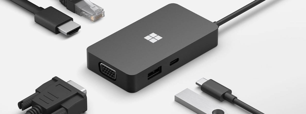 Microsoft USB-C® Dockingstation USB-C Travel Hub Passend für Marke Dockingstations: Microsoft