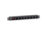 Equip 19 Steckdosenleiste CEE7/7 90°->8xSchuko+Switch Pla. Multimedia-Technik Steckdosenleisten