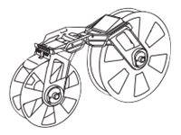Schriftband Brother MC-PP3YE Bandfarbe: Gelb 50 mm 300 m