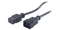 APC Strom Anschlusskabel [1x Kaltgeräte-Buchse C19 - 1x Kaltgeräte-Stecker C20] 2.10 m Schwarz