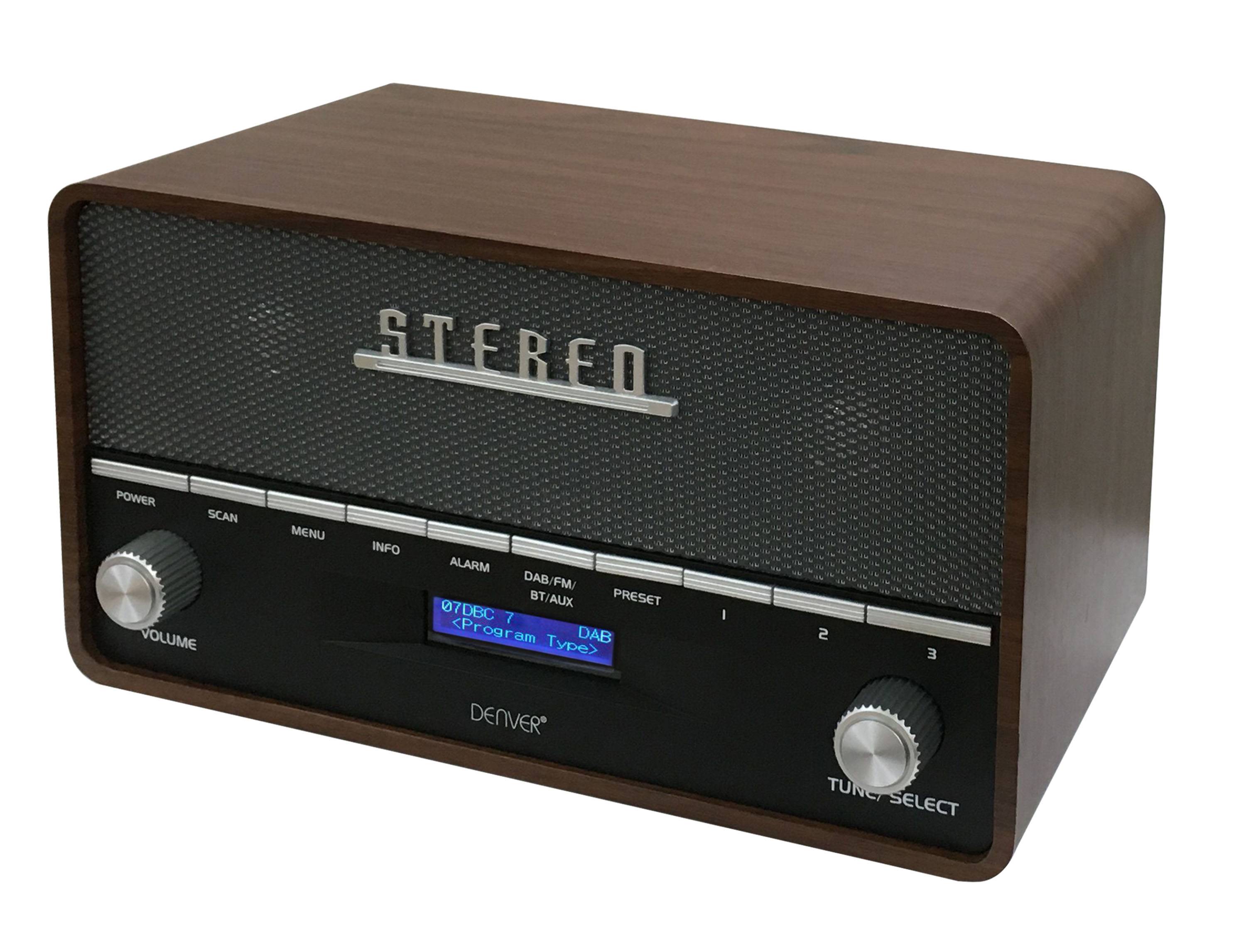 Denver DAB-36 Tischradio DAB+ Holz