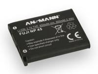 Ansmann A-Fuji NP 45 Kamera-Akku ersetzt Original-Akku (Kamera) NP-45 3.7 V 650 mAh