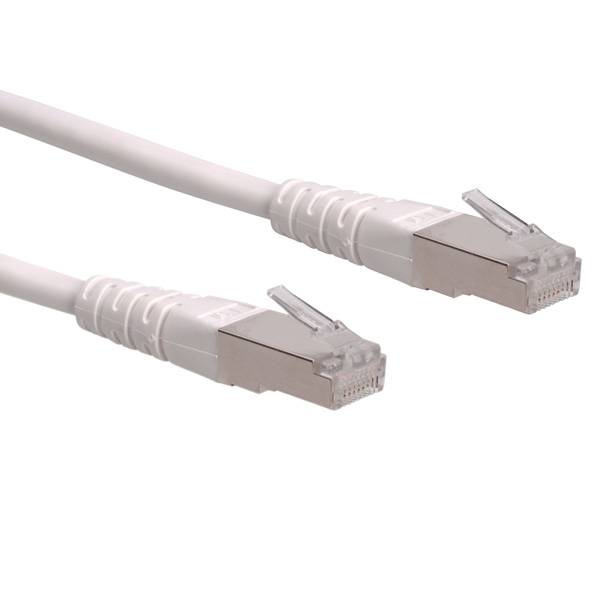 ROLINE Patchkabel Kat.6 (Class E) S/FTP (PiMF), weiß, 5 m