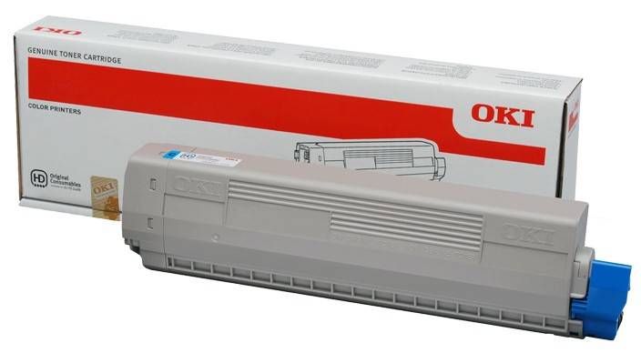 OKI - Cyan - Original - Tonerpatrone - für C831cdtn
