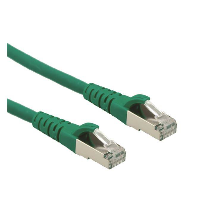 ROLINE Patchkabel Kat.6A S/FTP (PiMF), Component Level, LSOH, grün, 20 m