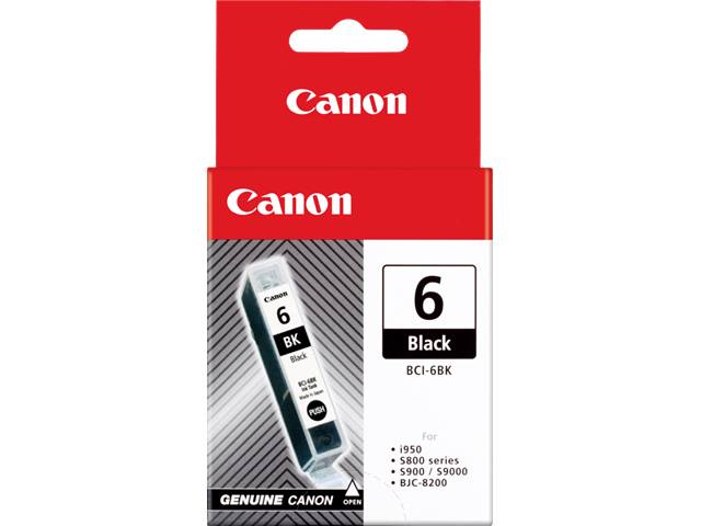 Canon Druckerpatrone BCI-6BK Original Schwarz 4705A002