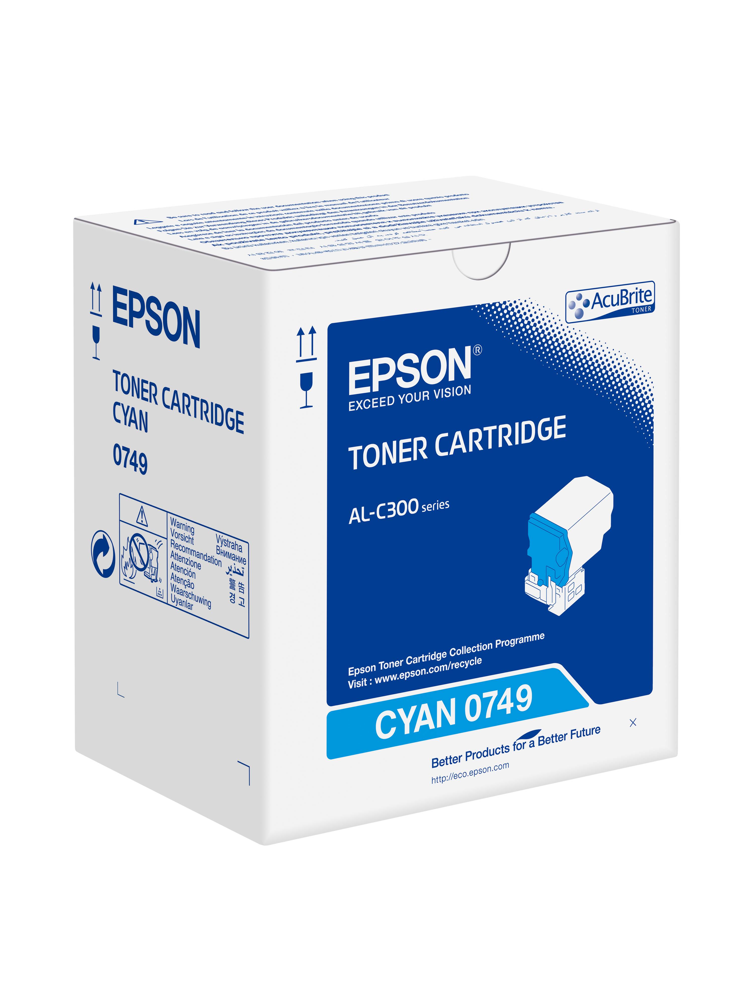 Epson Toner 0749 Original Cyan 8800 Seiten C13S050749