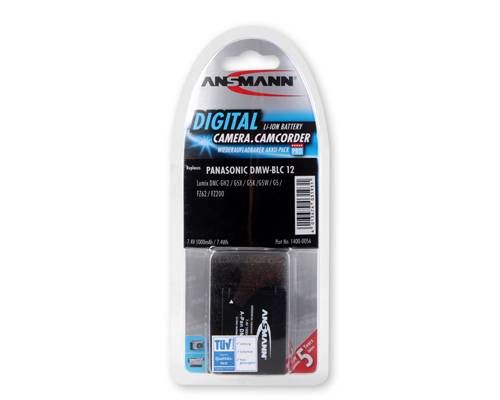 Ansmann A-Pan DMW-BLC12 Kamera-Akku ersetzt Original-Akku (Kamera) DMW-BLC12E 7.4 V 1000 mAh