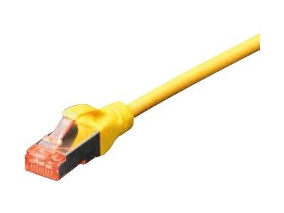 Digitus DK-1644-010/Y RJ45 Netzwerkkabel, Patchkabel CAT 6 S/FTP 1.00 m Gelb Halogenfrei, verdrillte Paare, mit Rastnasenschutz, Flammwidrig 1 St