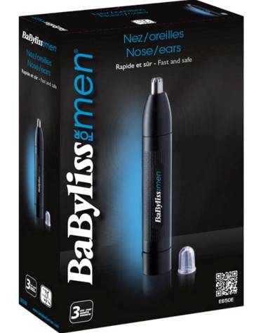 BaByliss for men E650E - Trimmer - schnurlos - Nasen- & Ohrenhaartrimmer