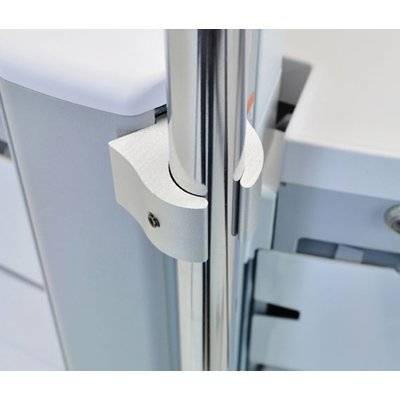Ergotron Infusionsstativ-Klemme Passend für Serie (Halter): Ergotron StyleView Wagen Aluminium