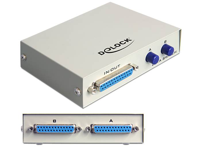 Delock 1982656 2 Port Parallel-Switch