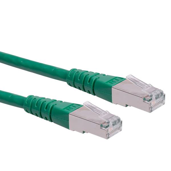 ROLINE Patchkabel Kat.6 (Class E) S/FTP (PiMF), grün, 3 m