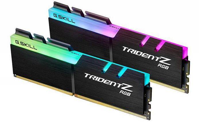 G.Skill TridentZ RGB PC-Arbeitsspeicher Kit DDR4 32GB 2 x 16GB Non-ECC 3200MHz 288pin DIMM CL16-18-18-38 F4-3200C16D-32GTZR