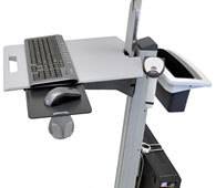 Ergotron Korb+Griff Passend für Serie (Halter): Ergotron NeoFlex Wagen Grau