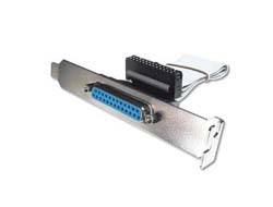 Digitus Parallel Anschlusskabel [1x D-SUB-Buchse 25pol. - 1x Buchsenleiste 26pol.] 0.25 m Beige