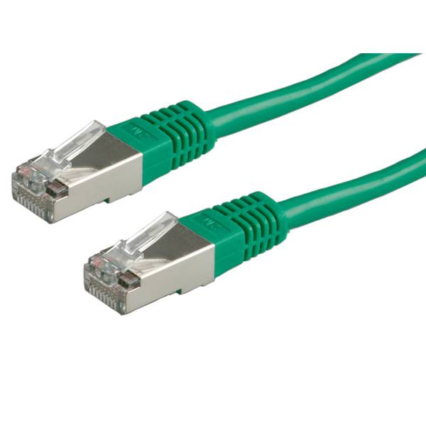 VALUE Patchkabel Kat.6 (Class E) S/FTP (PiMF), grün, 7 m