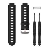 Garmin Silikonarmband für Forerunner 735XT Ersatzarmband Schwarz, Grau