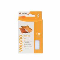 VELCRO® Klettband zum Aufnähen, Haken & Flausch 20mm x 1m Weiß