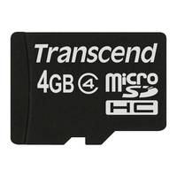 Transcend Standard microSDHC-Karte 4 GB Class 4