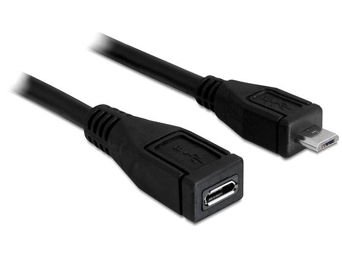 Delock - USB-Verlängerungskabel - Micro-USB Typ B (M)