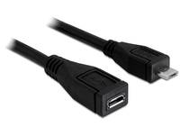 Delock - USB-Verlängerungskabel - Micro-USB Typ B (M)
