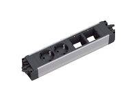 BACHMANN STEP ALU 2xUTE 2xCM GST18, STEP ALU 2xUTE GST18 2xCM STEP ALU Steckdosenleiste 2xUTE Steckdosen Frankreich sch