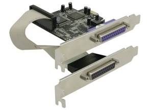 DeLock PCI Express Card 2 x Parallel - Parallel-Adapter