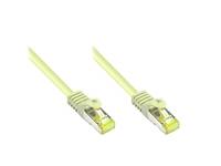 Good Connections 8070R-003 RJ45 S/FTP 0.25 m Grau Flammwidrig, mit Rastnasenschutz 1 St.
