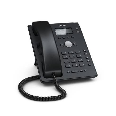 SNOM D120 Schnurgebundenes Telefon, VoIP PoE LC-Display Schwarz