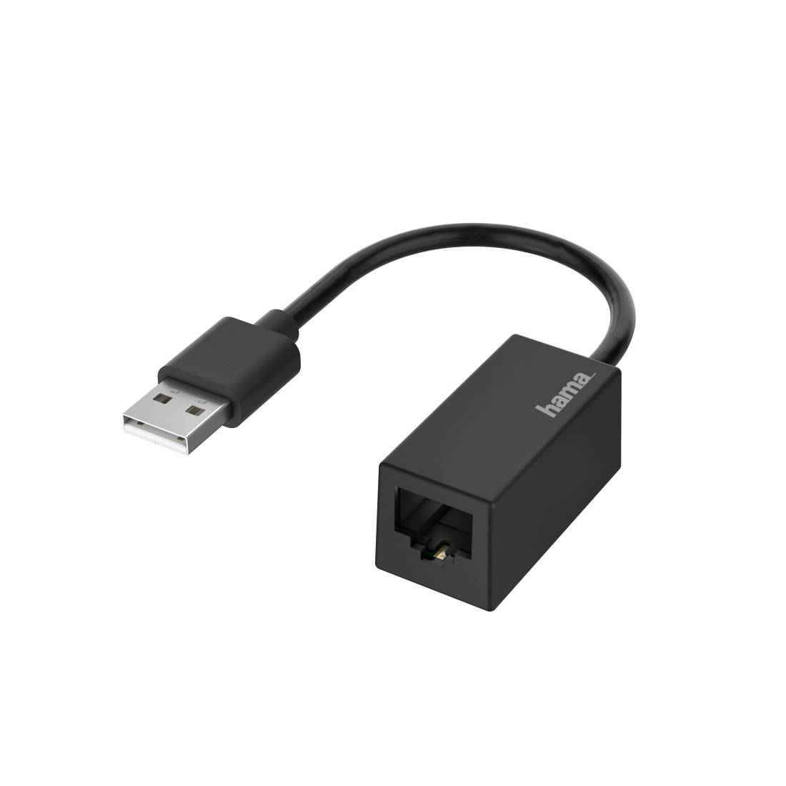 Hama Netzwerkadapter 10 / 100 MBit/s LAN (10/100 MBit/s), USB 2.0