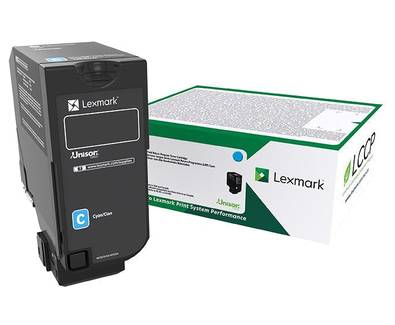 Lexmark Rückgabe Tonerkassette CS727 CS728 CX727 Original Cyan 10000 Seiten 75B20C0