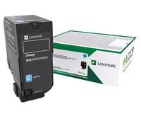 Lexmark Rückgabe Tonerkassette CS727 CS728 CX727 Original Cyan 10000 Seiten 75B20C0