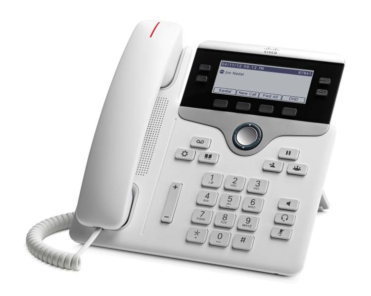 Cisco CP-7841-W-K9= Systemtelefon,VoIP LC-Display Weiß