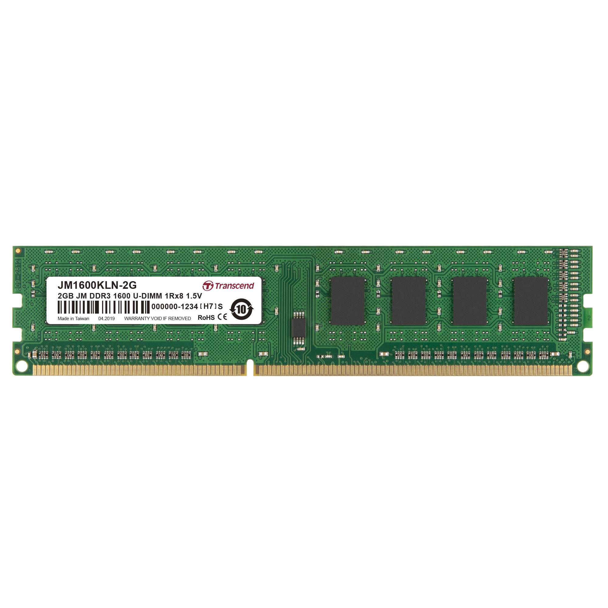 Transcend JetRAM - DDR3 - Modul - 2 GB - DIMM 240-PIN