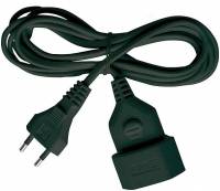 Brennenstuhl 1161800 Strom Verlängerungskabel Schwarz 5.00 m H03VVH2-F 2X 0,75 mm²