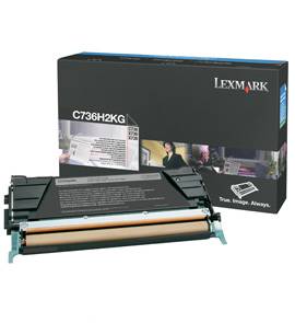 Lexmark Toner C736H2 Original Schwarz 12000 Seiten C736H2KG