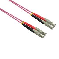 Roline 21.15.9491 Glasfaser LWL Anschlusskabel 1.00 m Violett [1x LSH-Stecker - 1x LSH-Stecker] 50/125 µ Multimode OM4