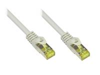 Good Connections 8070R-200 RJ45 S/FTP 20.00 m Grau Flammwidrig, mit Rastnasenschutz 1 St.