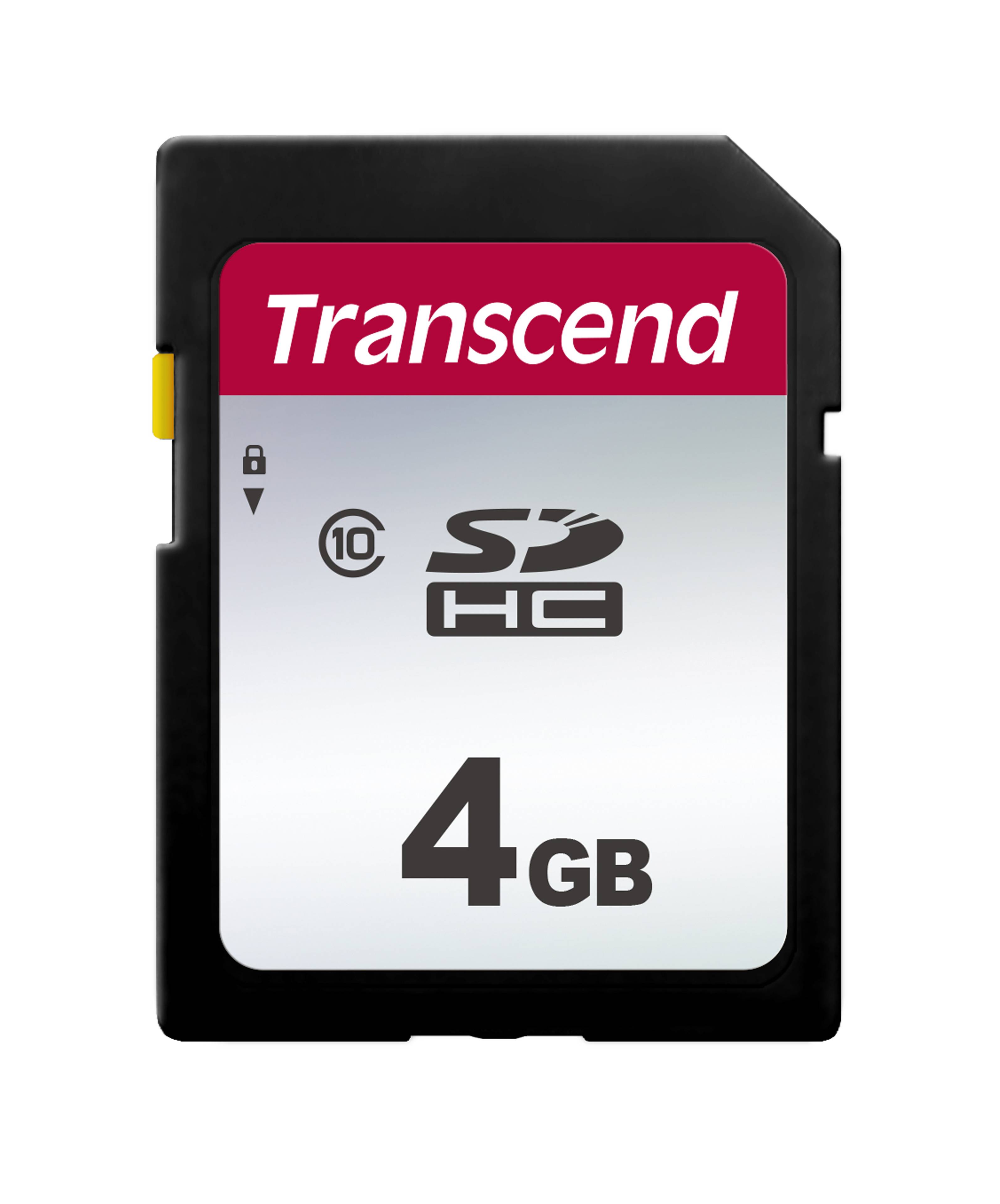 Transcend Premium 300S SDHC-Karte 4 GB Class 10, UHS-I, UHS-Class 1
