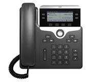 Cisco CP-7821-3PCC-K9= Systemtelefon,VoIP LC-Display Schwarz, Silber