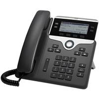 Cisco CP-7841-3PCC-K9= Systemtelefon,VoIP LC-Display Schwarz, Silber