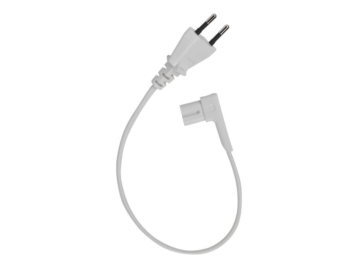 Flexson - Stromkabel - Eurostecker (M) gerade bis IEC 60320 C7 gewinkelt